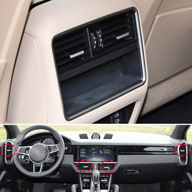 For Porsche Cayenne 2017-2021 Left Driving Car Air Conditioner Vent Paddle Strip 9Y0820952GOB - Car Interior Mouldings by PMC Jewellery | Online Shopping South Africa | PMC Jewellery