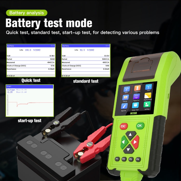 JDiag M200 8V-30V OBD Motorcycles Diagnostic Instrument with Data Printing, Full Version - Code Readers & Scan Tools by PMC TechLife | Online Shopping South Africa | PMC TechLife