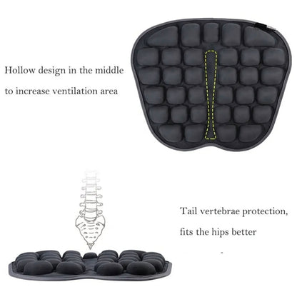 IN-SC003 Car Office Inflatable Airbag Seat Cushion, Style: Manual Inflation (Black) - Seat Accessories by PMC Jewellery | Online Shopping South Africa | PMC Jewellery