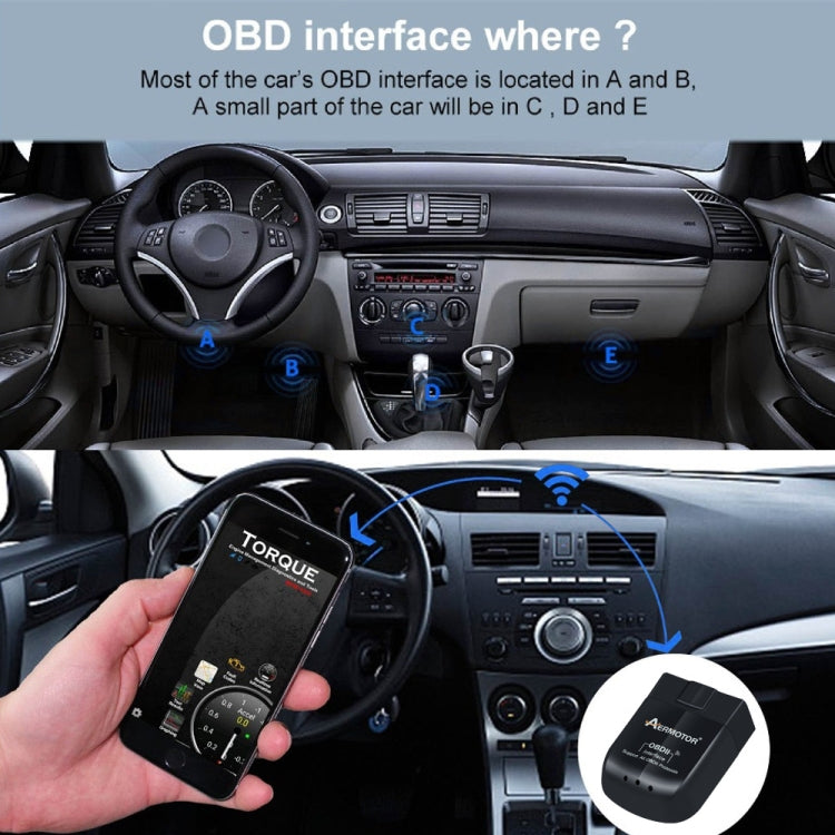 ELM327WIFI V1.5 OBD2 Car Fault Diagnostic Tool PIC18F25K80 Chip - free shipping - PMC TechLife - Order now!