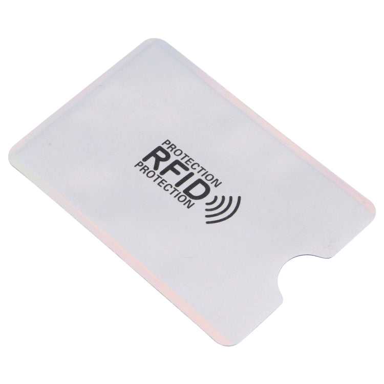 100 PCS Aluminum Foil Anti Theft RFID Blocking Sleeve Card Protector, Size: 9.1*6.3cm (Silver) - free shipping - PMC TechLife - Order now!