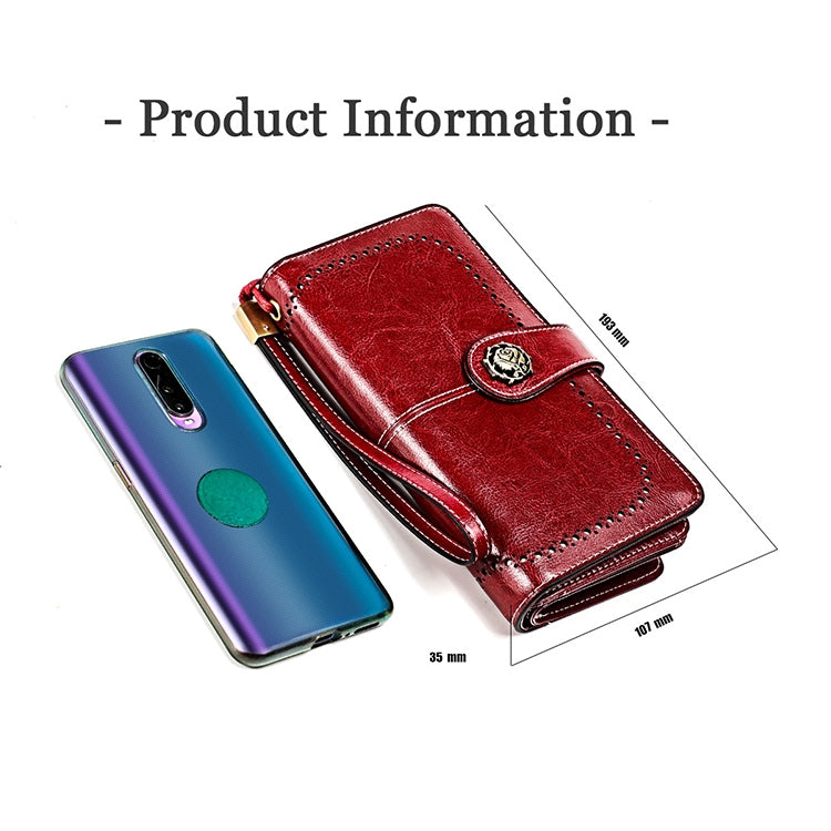 3556 Large Capacity Long Multi-function Anti-magnetic RFID Wallet Clutch for Ladies with Card Slots (Black) - Antimagnetic RFID Package by PMC TechLife | Online Shopping South Africa | PMC TechLife | Buy Now Pay Later Mobicred