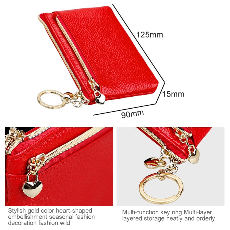 2013 Antimagnetic RFID Multifunctional Litchi Texture Women Large Capacity Hand Wallet with Card Slots (Rose Red) - Antimagnetic RFID Package by PMC TechLife | Online Shopping South Africa | PMC TechLife | Buy Now Pay Later Mobicred