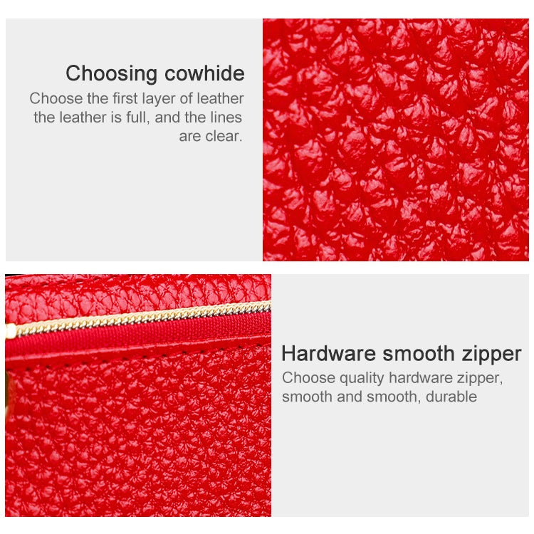 2013 Antimagnetic RFID Multifunctional Litchi Texture Women Large Capacity Hand Wallet with Card Slots (Sapphire Blue) - Antimagnetic RFID Package by PMC TechLife | Online Shopping South Africa | PMC TechLife | Buy Now Pay Later Mobicred