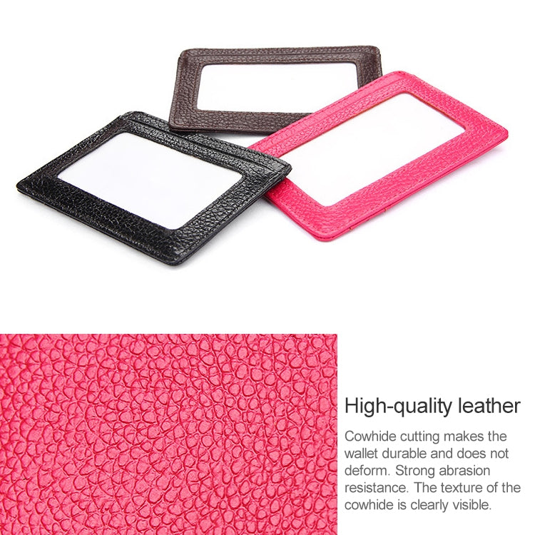 KB37 Antimagnetic RFID Litchi Texture Leather Card Holder Wallet Billfold for Men and Women (Coffee) - Antimagnetic RFID Package by PMC TechLife | Online Shopping South Africa | PMC TechLife | Buy Now Pay Later Mobicred
