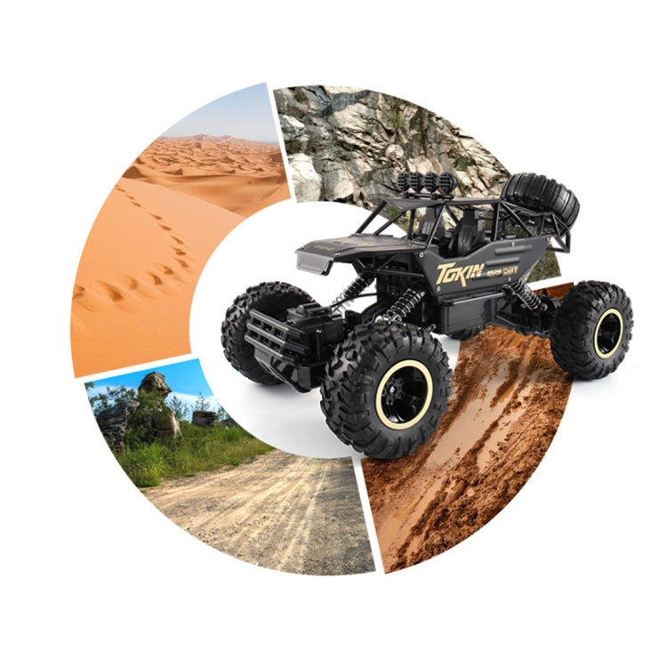 HD6026 1:12 Large Alloy Climbing Car Mountain Cross-country Four-wheel Drive Remote Control Car Toy, Size: 37cm(Black) - RC Cars by PMC Jewellery | Online Shopping South Africa | PMC Jewellery | Buy Now Pay Later Mobicred