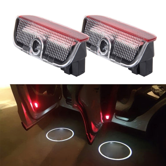 2 PCS LED Car Door Welcome Logo Car Brand 3D Shadow Light for Porsche - Door Lights by PMC Jewellery | Online Shopping South Africa | PMC Jewellery