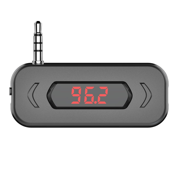 Doosl DSER116 Multifunctional Car FM Transmitter Wireless Music Receiver with 3.5mm Jack & LCD Display, Support Hands-free Call(Black) - Bluetooth Car Kits by DOOSL | Online Shopping South Africa | PMC Jewellery | Buy Now Pay Later Mobicred