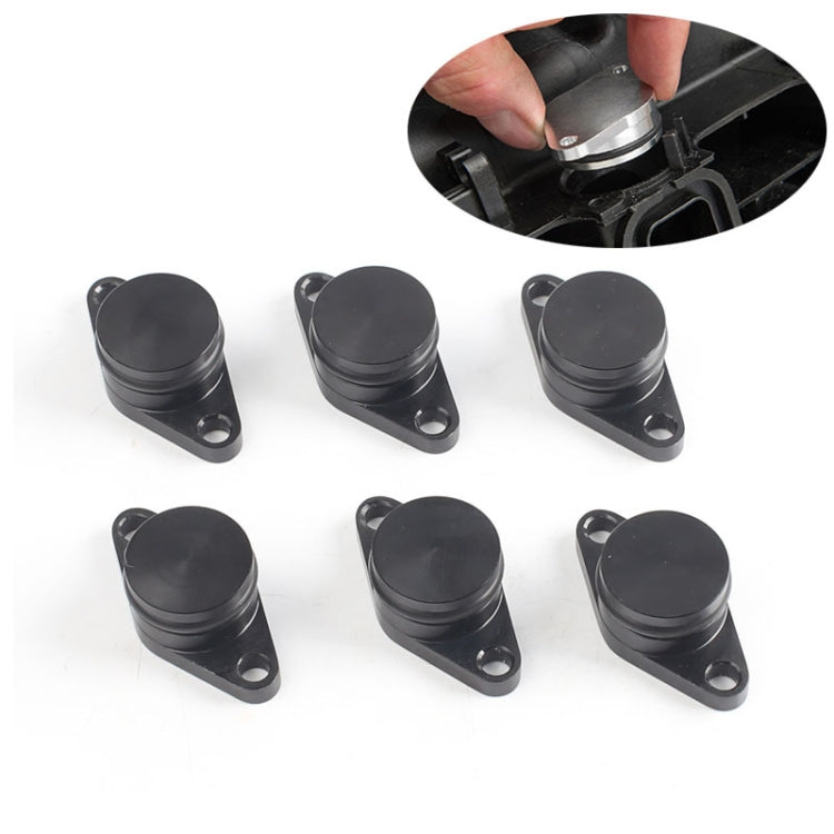 6 PCS 22mm Swirl Flap Flaps Delete Removal Blanks Plugs for BMW M57 (6-cylinder)(Black) - Engine Fittings by PMC TechLife | Online Shopping South Africa | PMC TechLife | Buy Now Pay Later Mobicred
