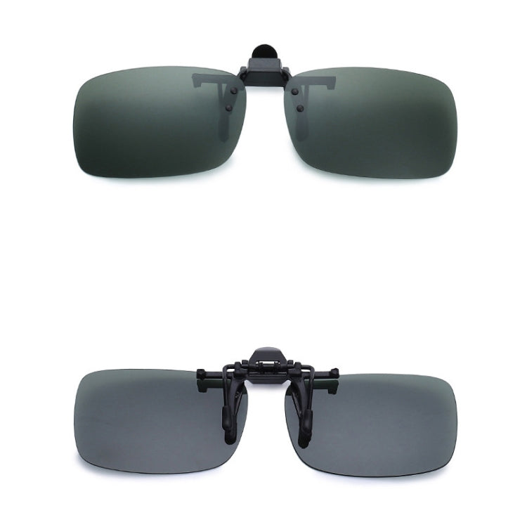 Polarized Clip-on Flip Up Plastic Clip Sunglasses Lenses Glasses Unbreakable Driving Fishing Outdoor Sport - Sunglasses by PMC Jewellery | Online Shopping South Africa | PMC Jewellery