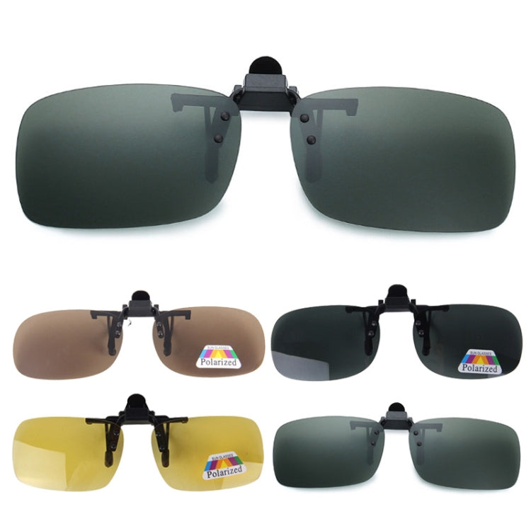 Polarized Clip-on Flip Up Plastic Clip Sunglasses Lenses Glasses Unbreakable Driving Fishing Outdoor Sport - Sunglasses by PMC Jewellery | Online Shopping South Africa | PMC Jewellery