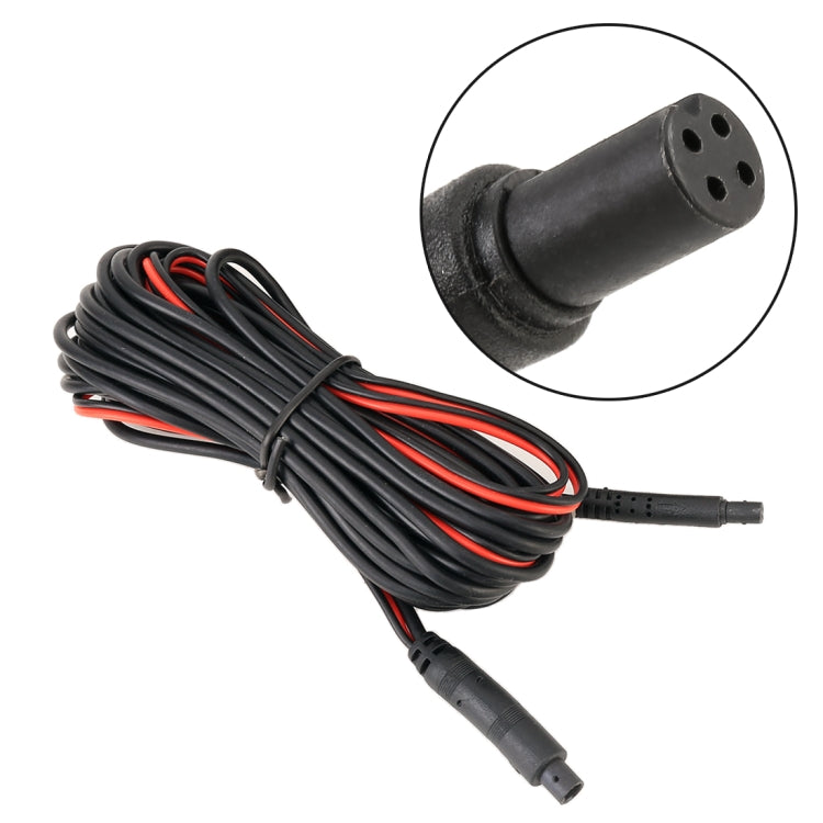 5.5m Universal Car 4P Reversing Camera Extension Cord Rearview Mirror Vehicle Traveling Data Recorder Video Conversion without Plug - DIY Cables by PMC Jewellery | Online Shopping South Africa | PMC Jewellery | Buy Now Pay Later Mobicred