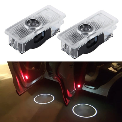 2 PCS LED Car Door Welcome Logo Car Brand 3D Shadow Light for Mercedes-Benz - Door Lights by PMC Jewellery | Online Shopping South Africa | PMC Jewellery