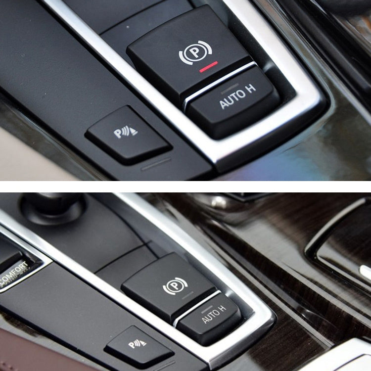 Auto Parking Switch Cover Replacement Handbrake P Key Button for BMW 5 / 6 Series 2014/07-2017/05 - Car Switches by PMC TechLife | Online Shopping South Africa | PMC TechLife | Buy Now Pay Later Mobicred