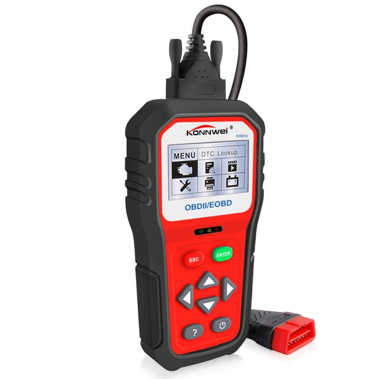 KONNWEI KW818 EOBD / OBDII Car Auto Diagnostic Scan Tools CAN Code Reader Scanner (Only for 12V Gasoline Car) - Code Readers & Scan Tools by KONNWEI | Online Shopping South Africa | PMC TechLife | Buy Now Pay Later Mobicred