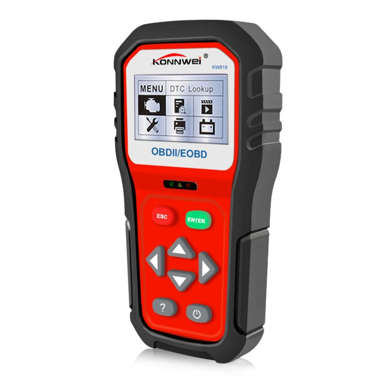 KONNWEI KW818 EOBD / OBDII Car Auto Diagnostic Scan Tools CAN Code Reader Scanner (Only for 12V Gasoline Car) - Code Readers & Scan Tools by KONNWEI | Online Shopping South Africa | PMC Jewellery | Buy Now Pay Later Mobicred