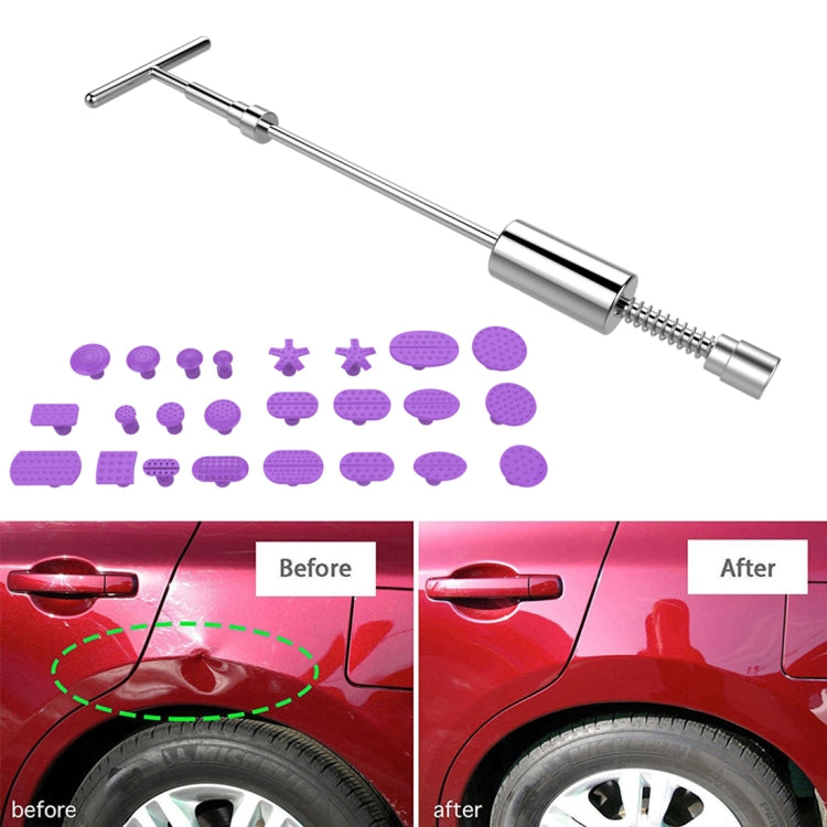 Auto Repair Body Tool Kit PDR Dent Paintless Repair Tools Dent Puller Slide Hammer Reverse Hammer Aluminum Suction Cups for Dent - Sheet Metal Tools by PMC Jewellery | Online Shopping South Africa | PMC Jewellery