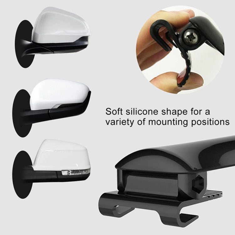3R-094 Auxiliary Rear View Mirror Car Adjustable Blind Spot Mirror Wide Angle Auxiliary Rear View Side Mirror for Left Mirror(Black) - Convex Mirror & Accessories by 3R | Online Shopping South Africa | PMC TechLife | Buy Now Pay Later Mobicred