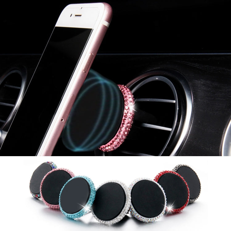 Car Diamond Magnetic Air Outlet Mobile Phone Holder(Colour) - Car Holders by PMC TechLife | Online Shopping South Africa | PMC TechLife
