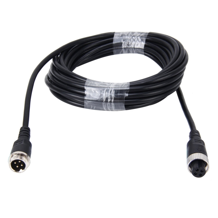 5m M12 4P Aviation Connector Video Audio Extend Cable for CCTV Camera DVR - DIY Cables by PMC Jewellery | Online Shopping South Africa | PMC Jewellery