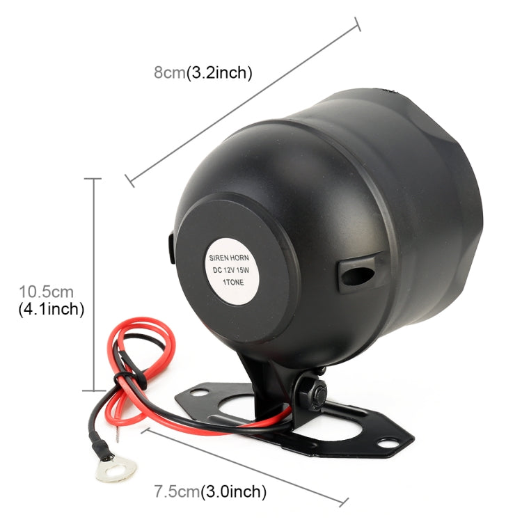 Car Safety Warning Alarm System with Two Remote Controls, DC 12V - Security Alarm System by PMC TechLife | Online Shopping South Africa | PMC TechLife