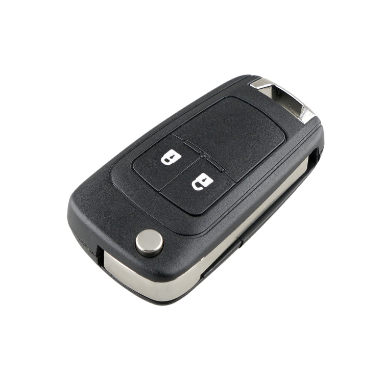 For Opel Car Keys Replacement 2 Buttons Car Key Case with Foldable Key Blade - Remote Car Key by PMC TechLife | Online Shopping South Africa | PMC TechLife