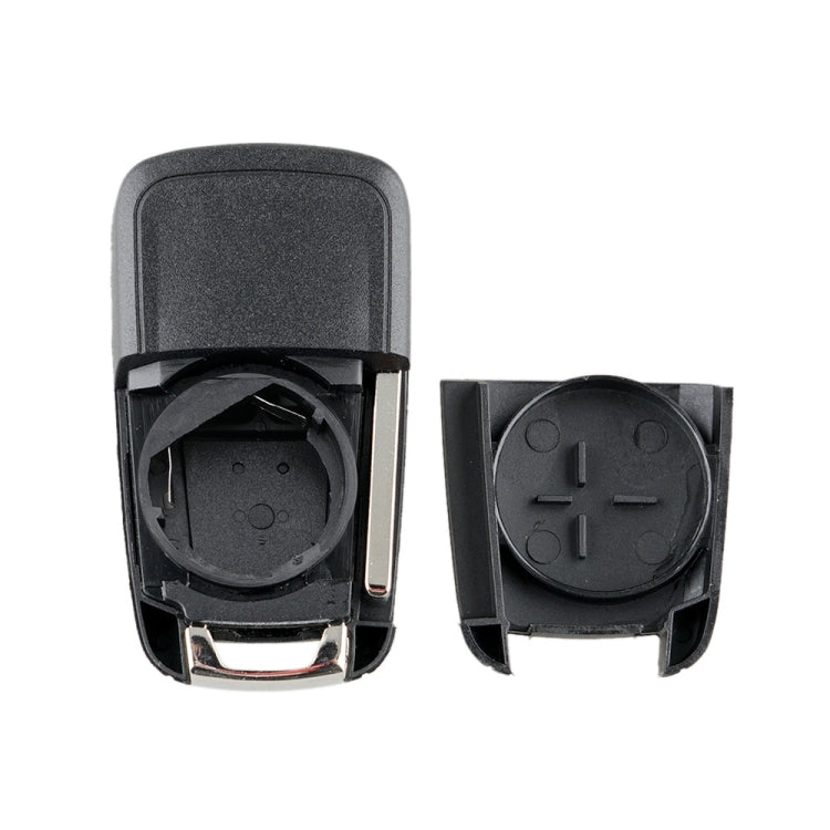 For Opel Car Keys Replacement 2 Buttons Car Key Case with Foldable Key Blade - Remote Car Key by PMC TechLife | Online Shopping South Africa | PMC TechLife