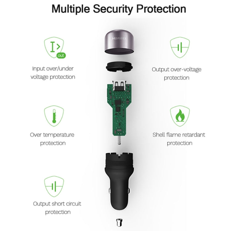 Original Huawei CP31 18W Max Dual USB Port Fast Charging Car Charger (Grey) - free shipping - PMC TechLife - Order now!