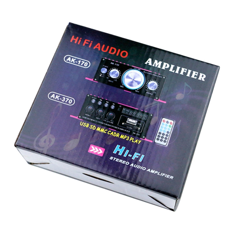 AK370 12V Household / Car Bluetooth HIFI Amplifier Audio with Remote Control - free shipping - PMC TechLife - Order now!