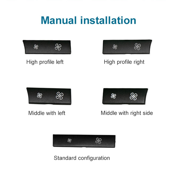 Car Wind Power Switch Air Conditioning Air Volume Button for BMW 5 Series 2011-2017 / 7 Series 2009-2015, Standard Air Volume - free shipping - PMC TechLife - Order now!