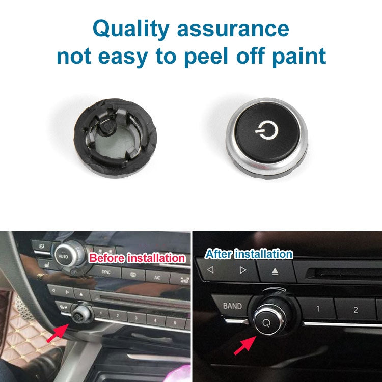 Car Radio Switch Button CD Player Volume Knob 64119350272 for BMW F10 - Car Switches by PMC Jewellery | Online Shopping South Africa | PMC Jewellery