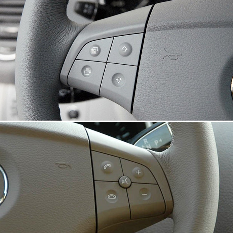 Car Left Side 4-button Steering Wheel Switch Buttons Panel 1648200010 for Mercedes-Benz W164, Left Driving (Coffee) - free shipping - PMC TechLife - Order now!