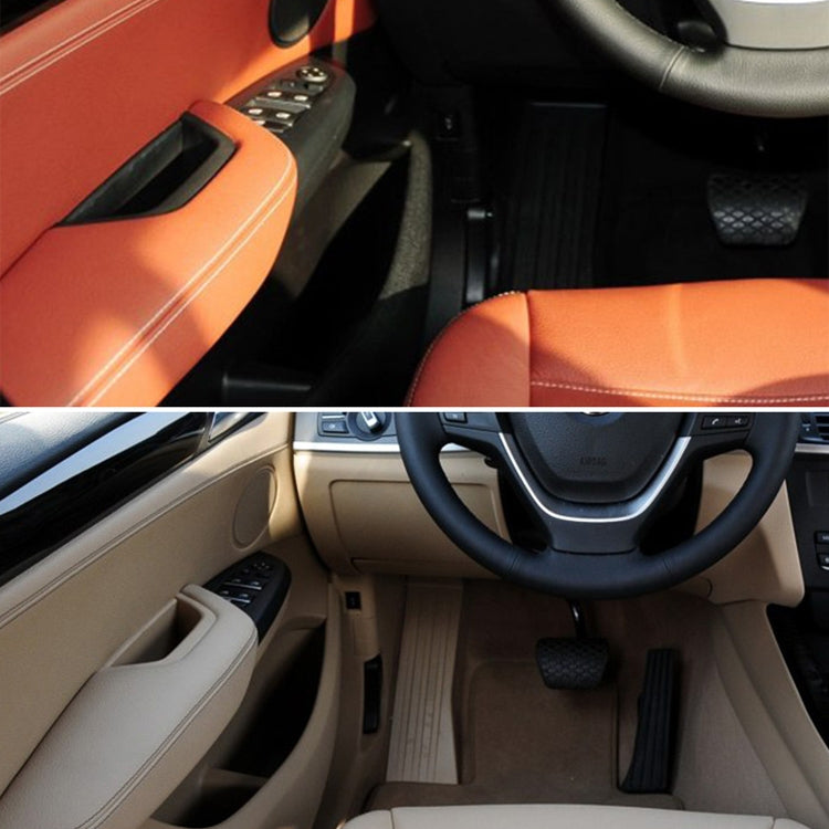 Car Front Left Inside Doors Handle Pull Trim Cover 5141 7394 519-1 for BMW X3 X4, Left Driving (Black) - Door Handles by PMC TechLife | Online Shopping South Africa | PMC TechLife