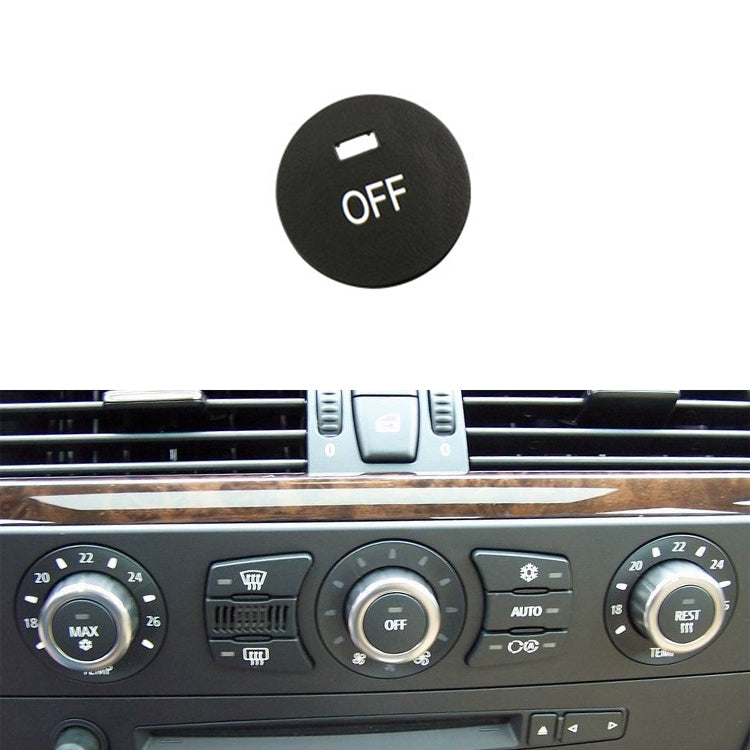 Car Air Conditioner Panel Switch Button OFF Key 6131 9250 196-1 for BMW E60 2003-2010, Left Driving - Car Switches by PMC TechLife | Online Shopping South Africa | PMC TechLife