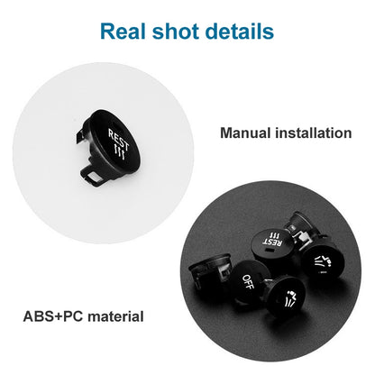 Car Air Conditioner Panel Switch Button OFF Key 6131 9250 196-1 for BMW E60 2003-2010, Left Driving - Car Switches by PMC Jewellery | Online Shopping South Africa | PMC Jewellery