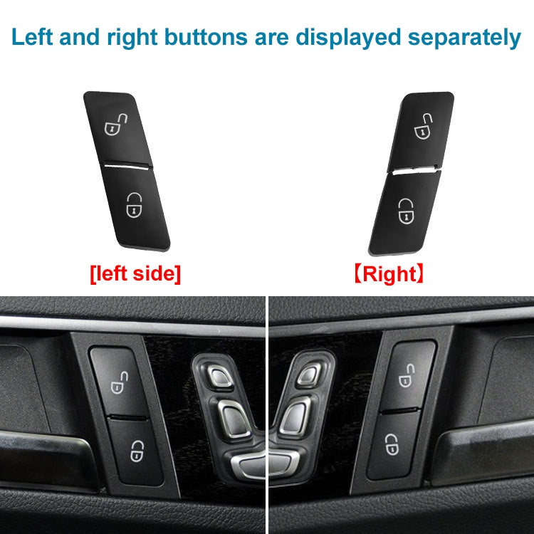 Car Left Side Door Lock Switch Buttons 2049058402 for Mercedes-Benz W204, Left Driving (Black) - Car Switches by PMC Jewellery | Online Shopping South Africa | PMC Jewellery