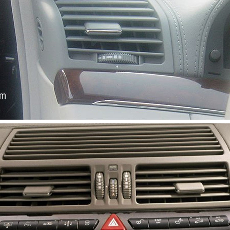 Car Middle Air Conditioning Exhaust Switch Paddle for Mercedes-Benz S Class W220 1998-2005, Left Driving (Grey) - Air Conditioning System by PMC TechLife | Online Shopping South Africa | PMC TechLife