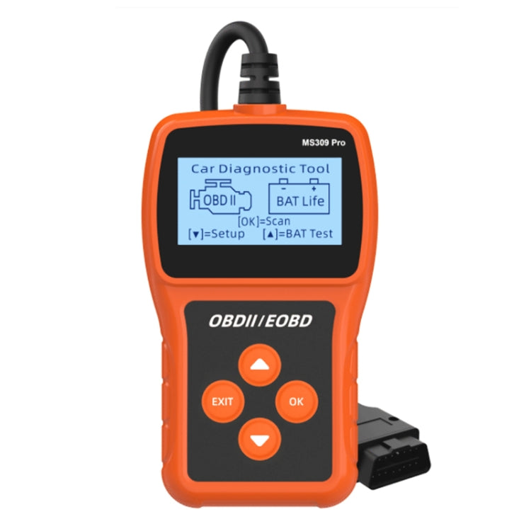 MS309 Pro Car Fault Detector OBD2 EOBD Scanner Code Reader - Code Readers & Scan Tools by PMC TechLife | Online Shopping South Africa | PMC TechLife