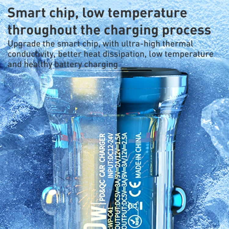 WK WP-C41 Vanguard Series 30W USB + Type-C Car Charger - Car Charger by WK | Online Shopping South Africa | PMC TechLife