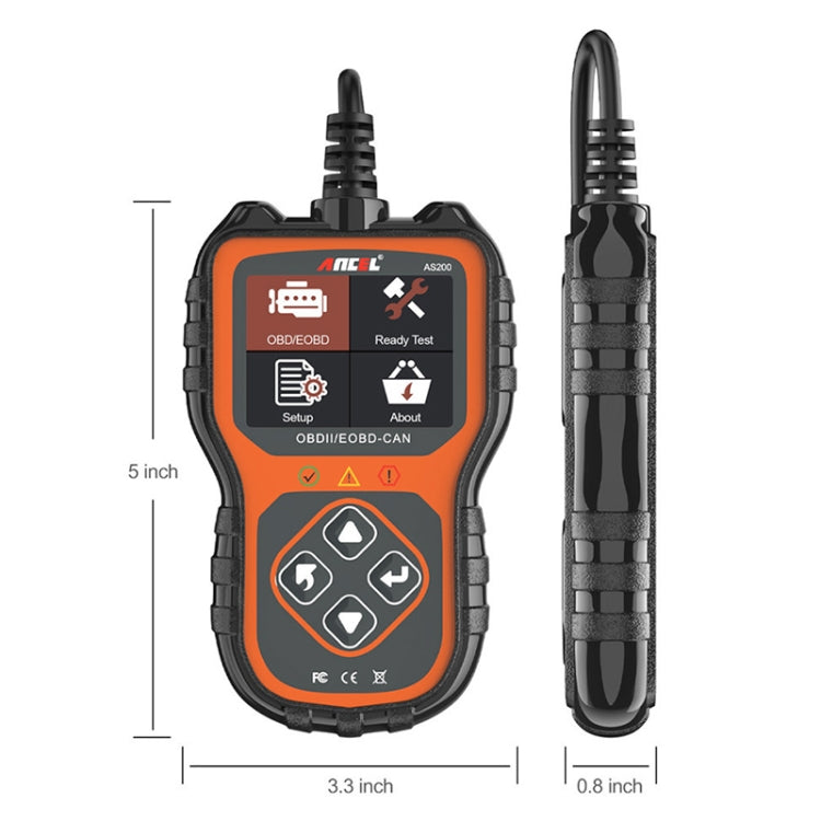 Ancel AS200 Car Engine Tester OBDII Code Reading Card - Electronic Test by PMC TechLife | Online Shopping South Africa | PMC TechLife