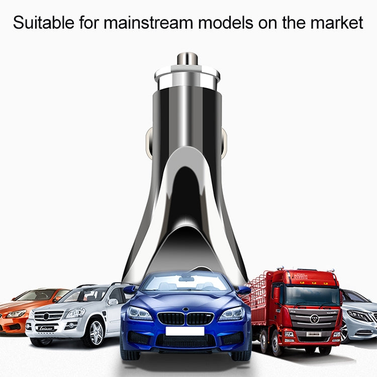 WLX-K1 QC3.0 Dual USB + Type-C Triple Car Charger (Gold) - Car Charger by PMC TechLife | Online Shopping South Africa | PMC TechLife