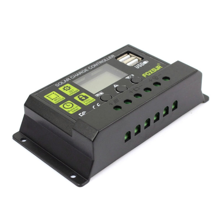 FOXSUR 30A Solar Charge Controller 12V / 24V Automatic Identification Controller - Others by PMC TechLife | Online Shopping South Africa | PMC TechLife