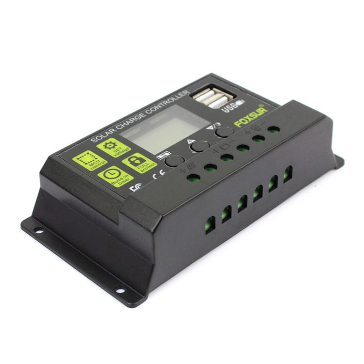FOXSUR 30A Solar Charge Controller 12V / 24V Automatic Identification Controller - Others by PMC Jewellery | Online Shopping South Africa | PMC Jewellery