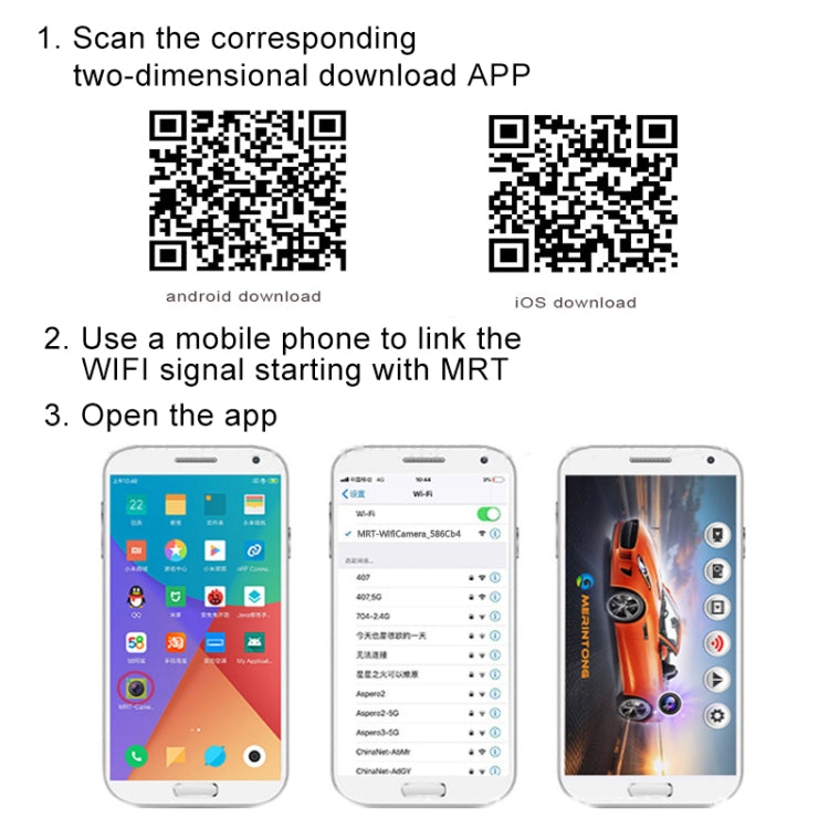 Car WiFi Wireless Rear View Backup Reverse Camera Wide Angle Blind Spot Camera - free shipping - PMC TechLife - Order now!