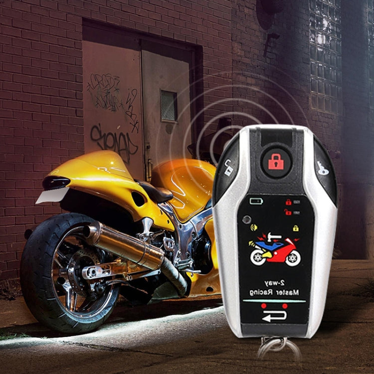 Universal Motorcycle Alarm Bidirectional Anti-theft Device with Induction Remote Control - Theft Protection by PMC TechLife | Online Shopping South Africa | PMC TechLife