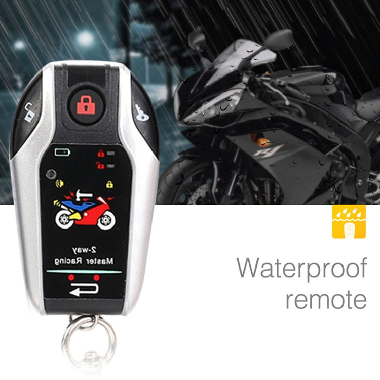 Universal Motorcycle Alarm Bidirectional Anti-theft Device with Induction Remote Control - Theft Protection by PMC TechLife | Online Shopping South Africa | PMC TechLife