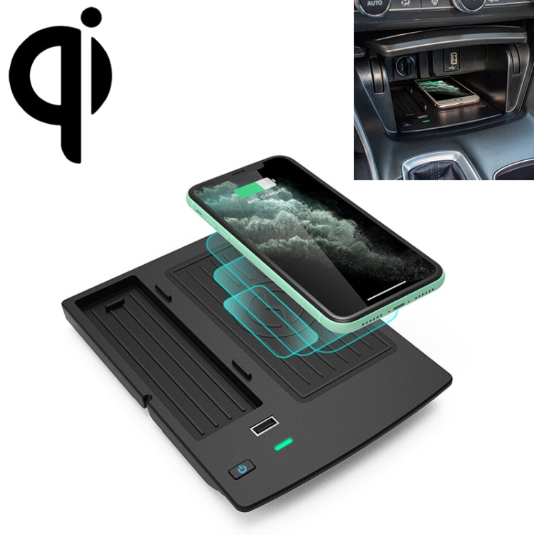Car Qi Standard Wireless Charger 10W Quick Charging for Honda Accord 2018-2020, Left Driving - Wireless Charging Pads by PMC Jewellery | Online Shopping South Africa | PMC Jewellery