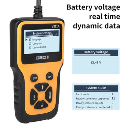 V311A Car Handheld V1.1 OBD2 Fault Detector OBD2 Diagnostic Tool - Code Readers & Scan Tools by PMC Jewellery | Online Shopping South Africa | PMC Jewellery