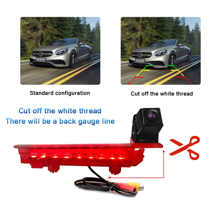 PZ470 Car Waterproof 170 Degree Brake Light View Camera for Volkswagen T5 / T6 2010-2017 - Rear View Cameras by PMC Jewellery | Online Shopping South Africa | PMC Jewellery