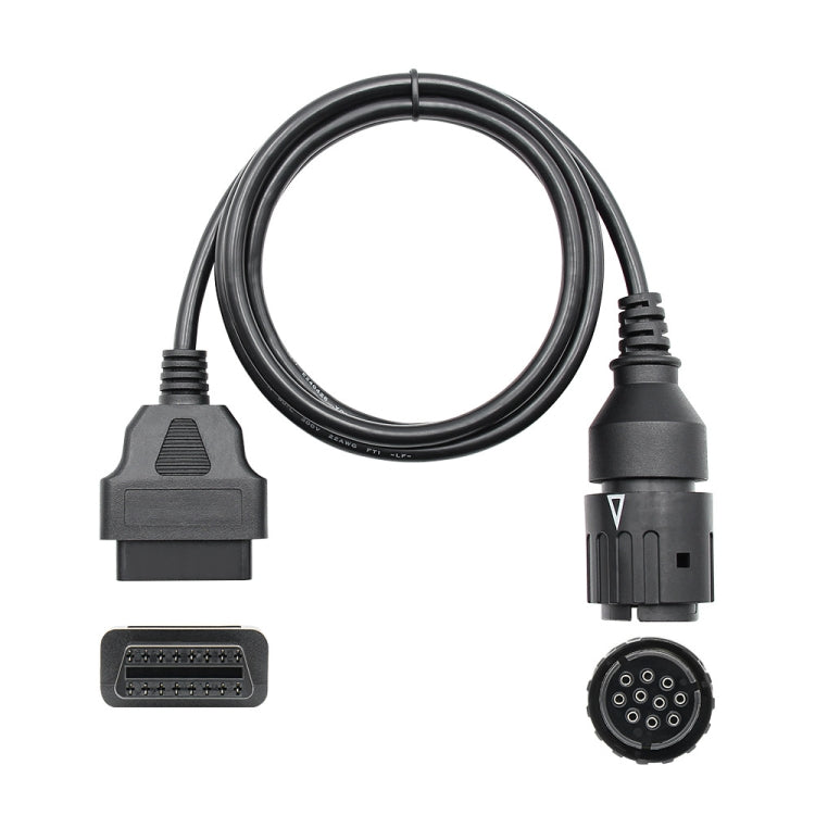 Motorcycle OBD Cable 10PIN to 16PIN Connector Cable for BMW - Cables & Connectors by PMC TechLife | Online Shopping South Africa | PMC TechLife